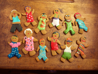 Dancing Gingerbread Cookies