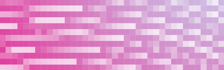 Abstract pink and blue lines mosaic banner background. Vector illustration.