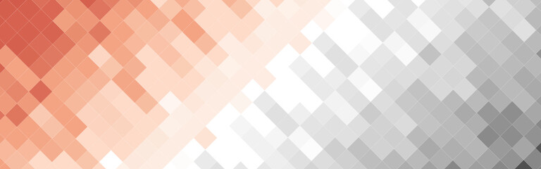 Abstract colorful gradient mosaic banner background. Vector illustration.