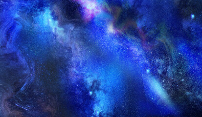 Fototapeta na wymiar Milky way background, night sky with stars