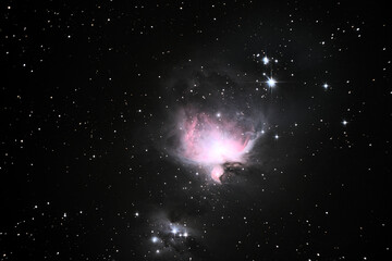 Orion Nebula, also known as Messier 42, M42, or NGC 1976, is a diffuse nebula located south of...