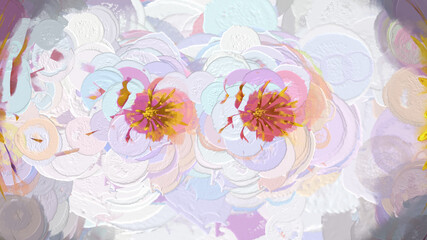 Waterlily Botanical Flower 3D Rendering