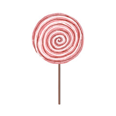 lollipop isolated on white