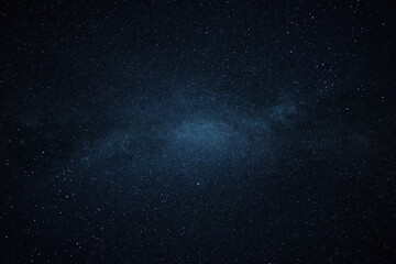 Dark night sky Milky Way and stars on a dark background. Starry sky