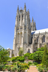 National Cathedral - Washington DC, United States - obrazy, fototapety, plakaty