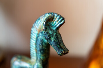 Decorative bronze figure of a horse