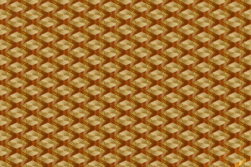seamless pattern with squares GOLD