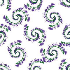 Tie dye patterns Batik brush seamless and repeat pattern design. Spiral Acrylic Illustration Pattern. Shibori. Orchid Smoke Fashion Abstract- 680.j