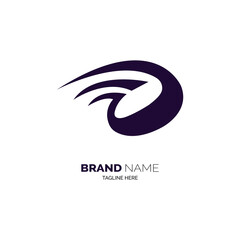 Abstract logo design template for brand or company and other