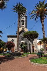 Fototapeta na wymiar The church Nuestra Senora de la Pena de Francia. Puerto de la Cruz. Tenerife. Canary Islands. Spain.