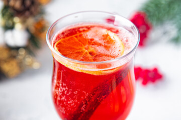 mulled wine sparkling holiday christmas cocktail party grog wine spices new year drink cinnamon...