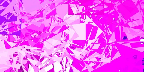 Light Purple, Pink vector texture with memphis shapes.