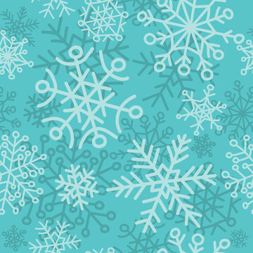 Winter seamless background for decoration. Vector image