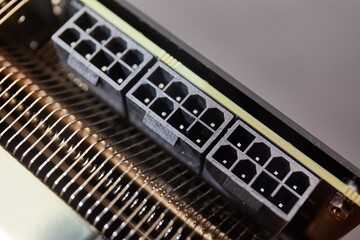 Grapgics card with many 8-pin power connectors