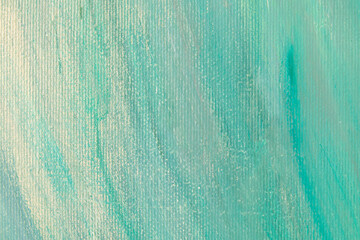 Aquamarine painted canvas backdrop