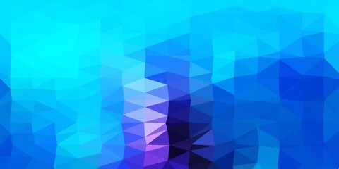 Obraz premium Light pink, blue vector triangle mosaic template.