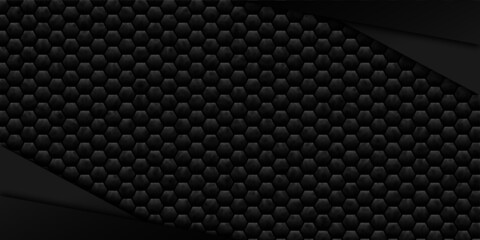 Honeycomb style background with dark mirror effect