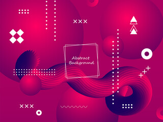 Aesthetic background with an elegant burgundy red touch.
