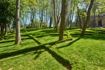 Obraz premium Spring landscape in Gulhane park, Istanbul