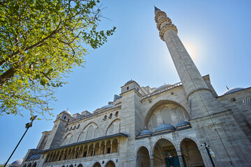 Fototapeta na wymiar The beautiful Suleymaniye Camii Istanbul