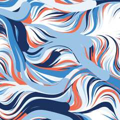 Obraz premium Abstract Perlin Noise Geometric Pattern generative computational art illustration