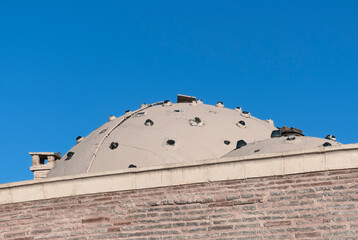 Dome of turkish bath. Adana, Turkey.