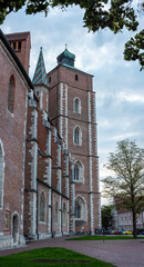 Fototapeta na wymiar The Liebfrauen cathedral in downtown Ingolstadt in Bavaria