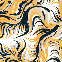 Fototapeta premium Abstract Perlin Noise Geometric Pattern generative computational art illustration