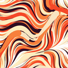 Abstract Perlin Noise Geometric Pattern generative computational art illustration