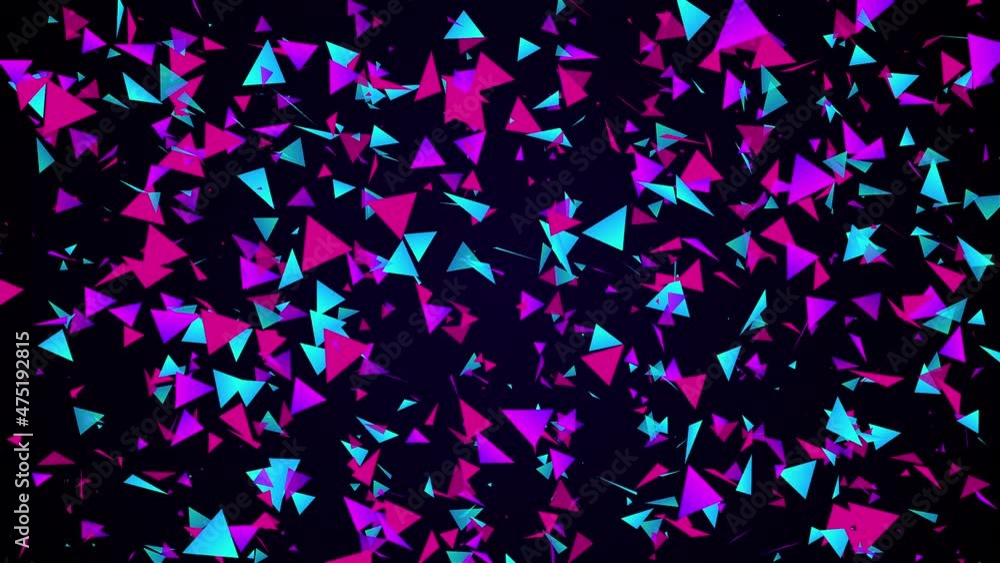 Poster flying and attracting digital 3d render of pyramids with different sizes. futuristic panorama of dat