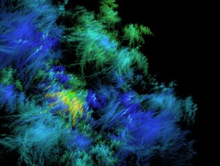 Imaginatory fractal abstract background Image