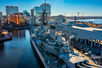 aerial view of norfolk 