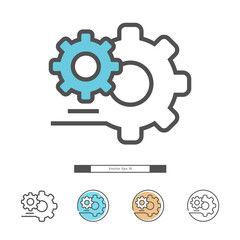 manufacturing engineering icon for application or website