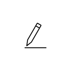 Pencil icon, Edit symbol vector for web