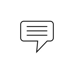 text message vector icon. Simple modern flat vector illustration for website or mobile app