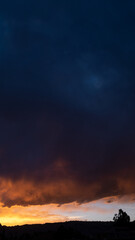 Obraz premium sunset in the clouds