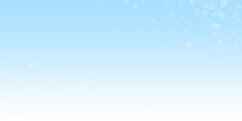 Soap bubbles abstract background. Blowing bubbles