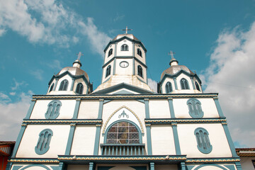 Colonial Church in Filandia Quindio, Colombia