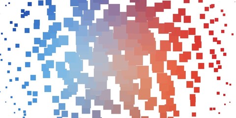 Light Blue, Red vector background in polygonal style.