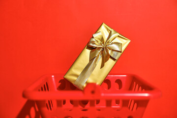 Christmas Shopping Basket