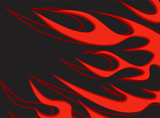 Simple background with flame pattern
