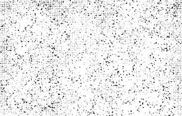 Grunge Black And White Urban. Dark Messy Dust Overlay Distress Background. Easy To Create Abstract Dotted, Scratched, Vintage Effect With Noise And Grain