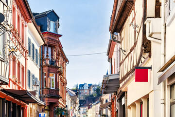 Old town of Neustadt an der Weinstrasse in the Pfalz, Germany