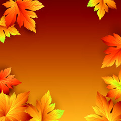 Abstract Retro Autumn Background Stock Illustration premium vector