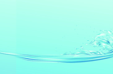 Water background, water background with place for text. can be used as flyer, cover, business cards, premium vectoral illustration