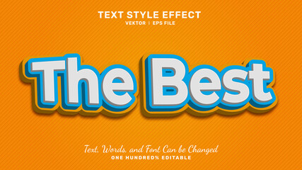 The Best Text Style Effect Fully Editable
