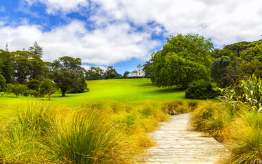 Landscape Scenery of Monte Cecilia Park Hillsborough, Auckland New Zealand