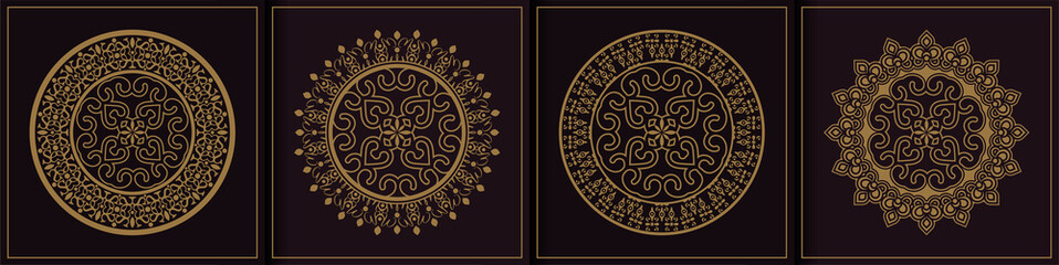 luxury mandala design collection template © Zein Republic Studio