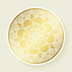 Luxury Mandala background design template