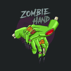 Zombie hand Horror
